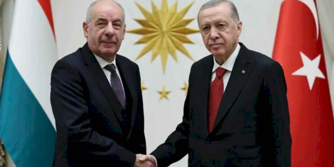 Cumhurbaşkanı Erdoğan, Macaristan mevkidaşını ağırladı