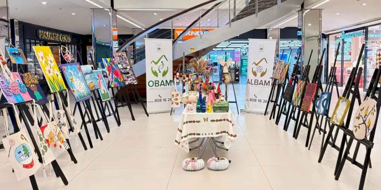 Bursa Osmangazi'de özel bireylerin sergisi göz kamaştırdı