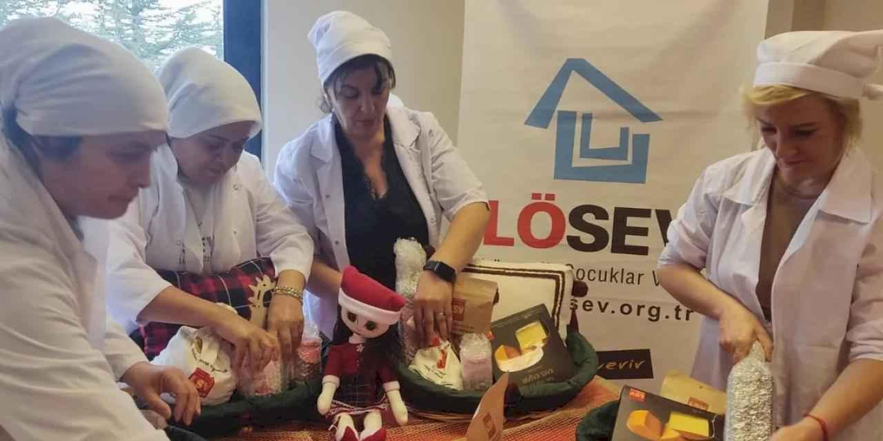 LÖSEV'in anneleri üretiyor, çocuklar iyileşiyor