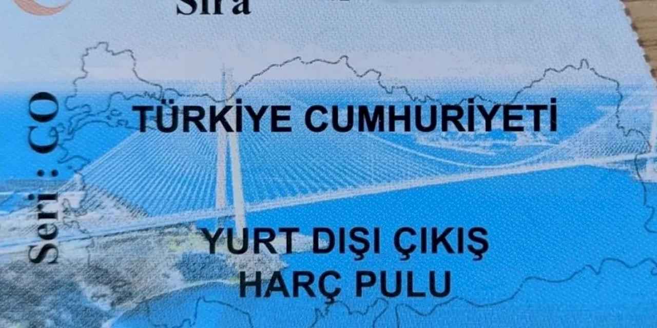 Yurt dışı çıkış harcında pulla ödeme devri bitiyor!