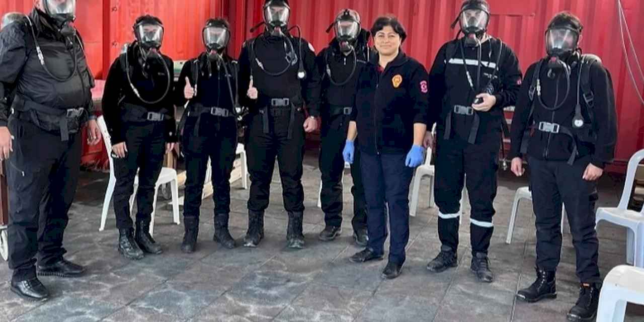 Tuzla Kent Konseyi'ne gönüllü itfaiyecilik eğitimi