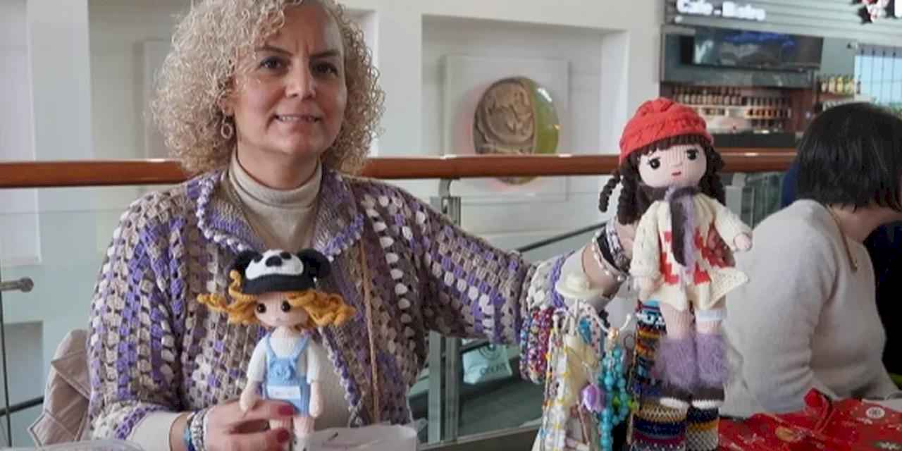 KEÇMEK kursiyerlerinden yeni yıl sergisi