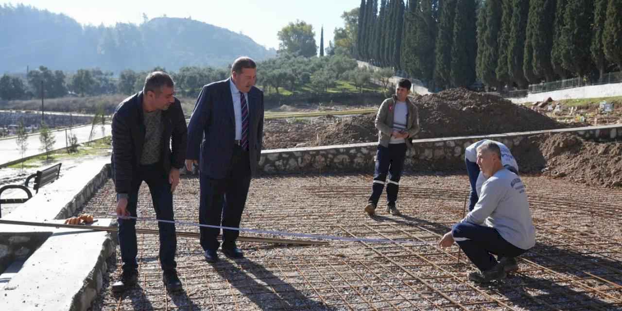Muğla Milas'ta şehitlik için çalışmalar başladı