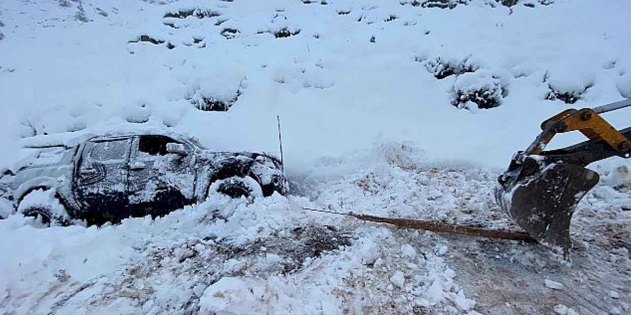 Akseki Çimi Yaylası'nda mahsur kalan vatandaşlar kurtarıldı