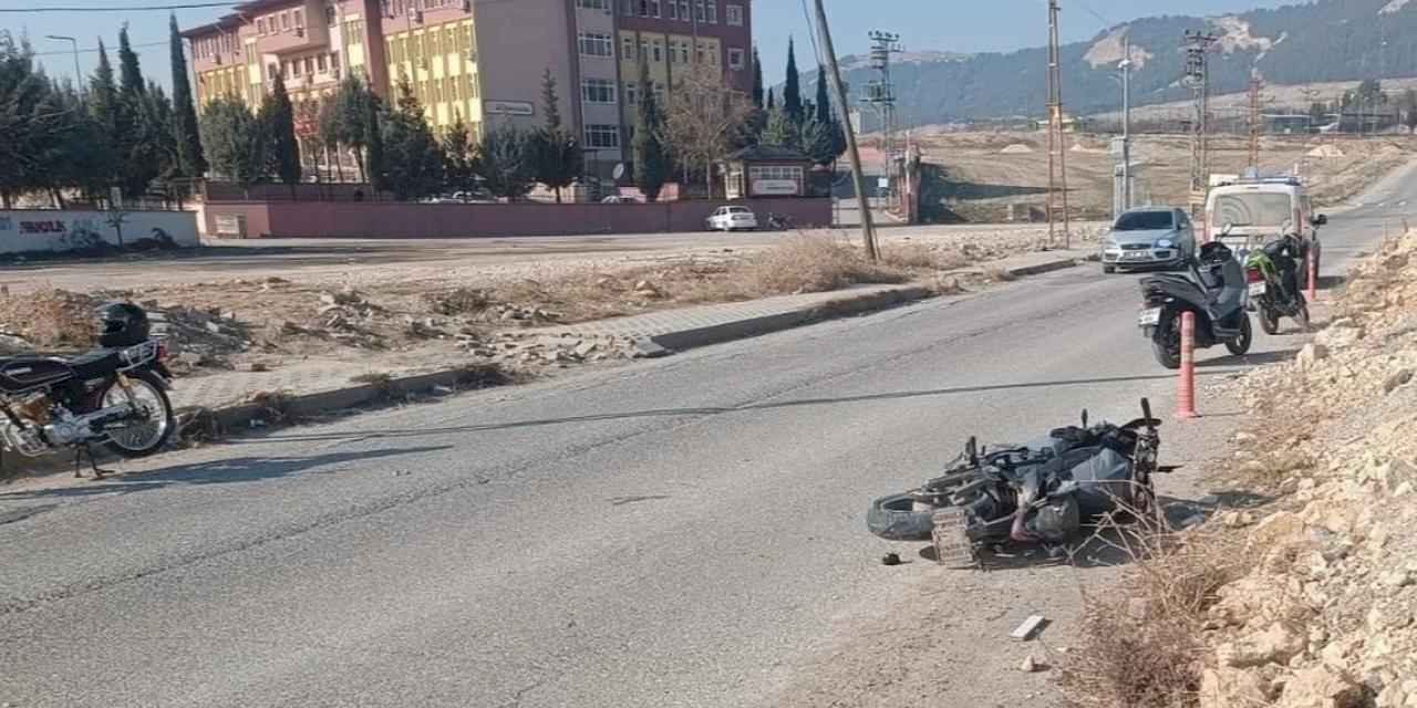 Adıyaman’da motosiklet kazası: Sürücü ağır yaralı