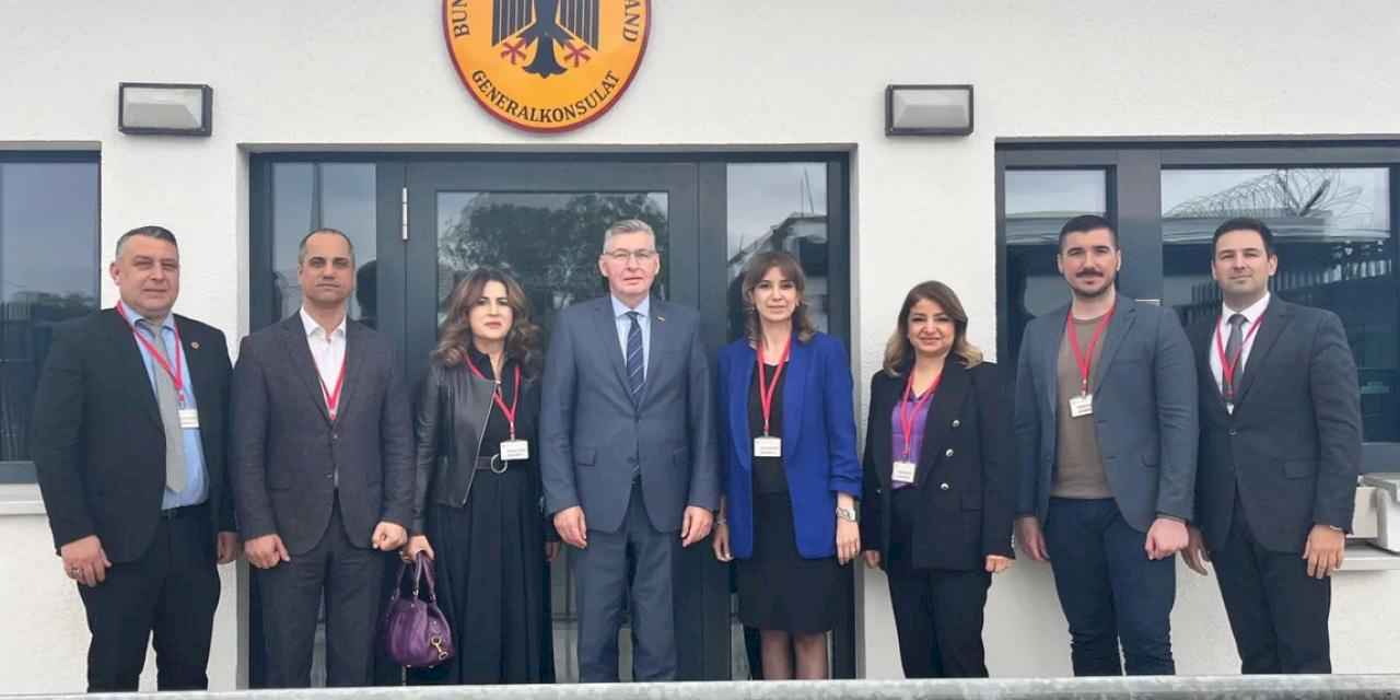 Karabağlar AB Komisyonu’ndan Almanya Başkonsolosluğu’na ziyaret