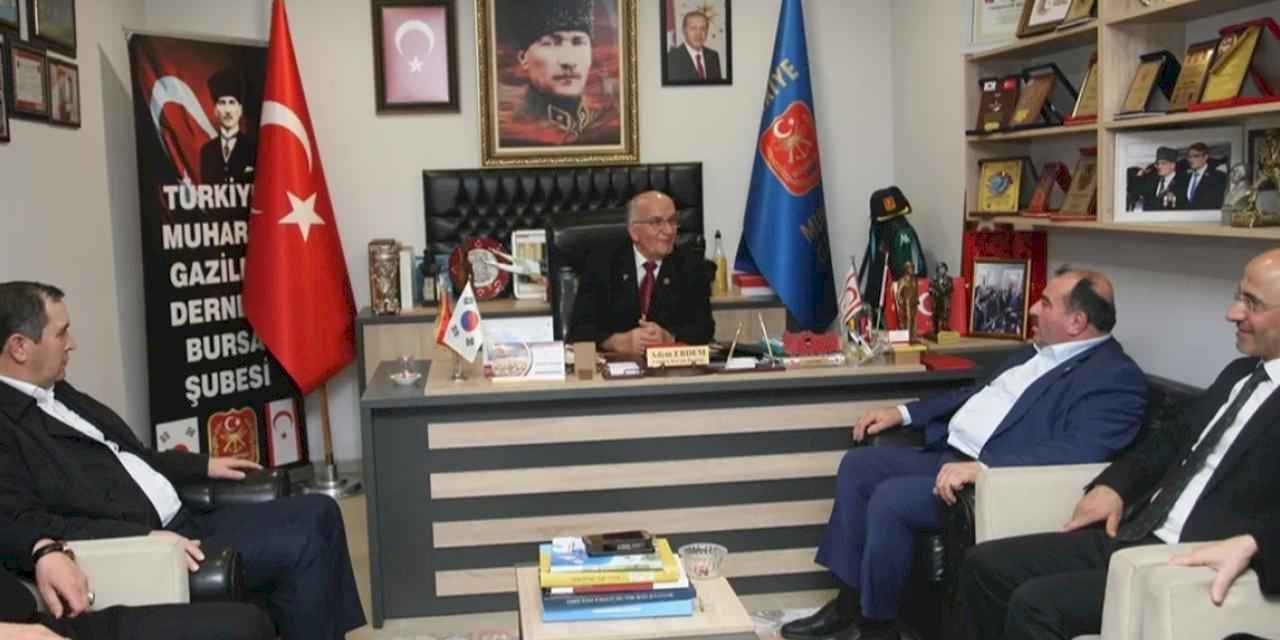 Saadet Partisi Bursa'dan Muharip Gaziler'e ziyaret