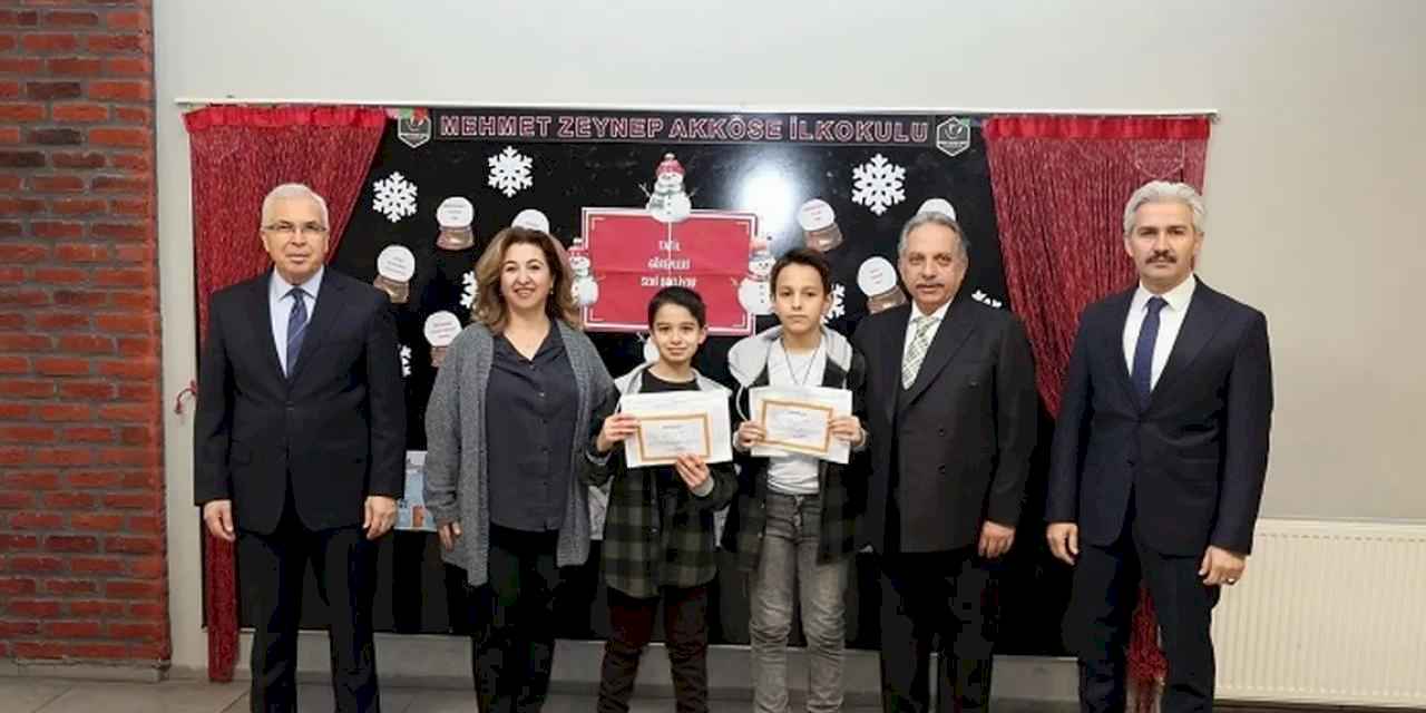 Kayseri Talaslı öğrenciler karnelerine kavuştu