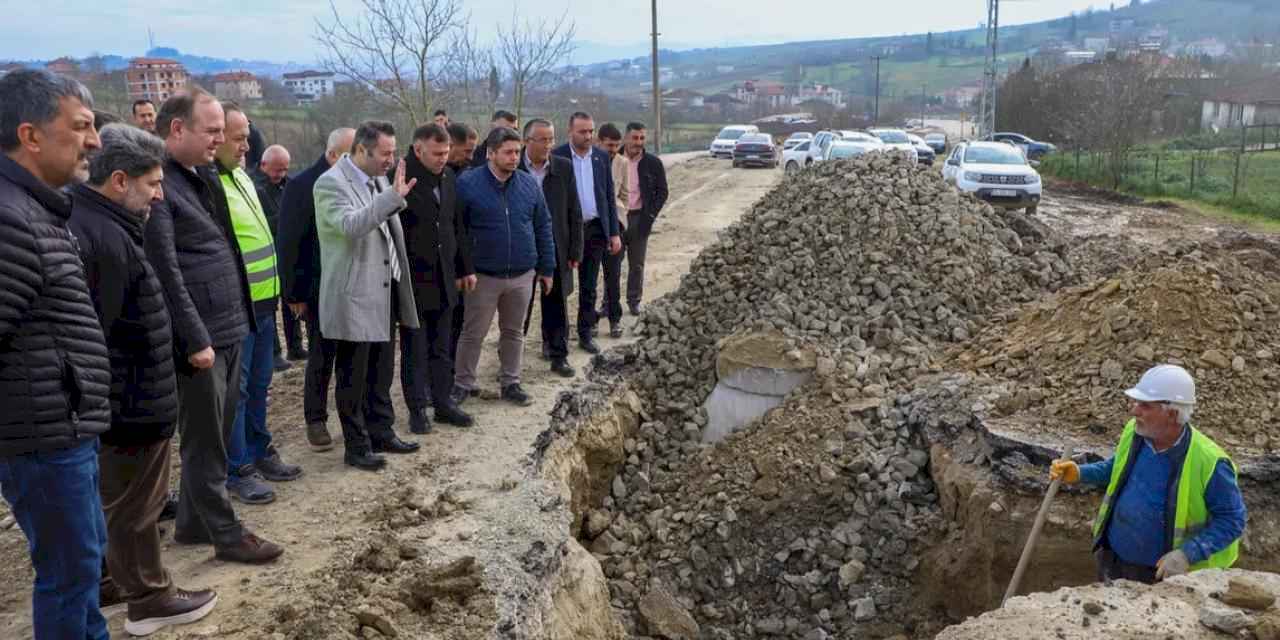 Sakarya Kaynarca’nın yeni atık su hattında  sona gelindi