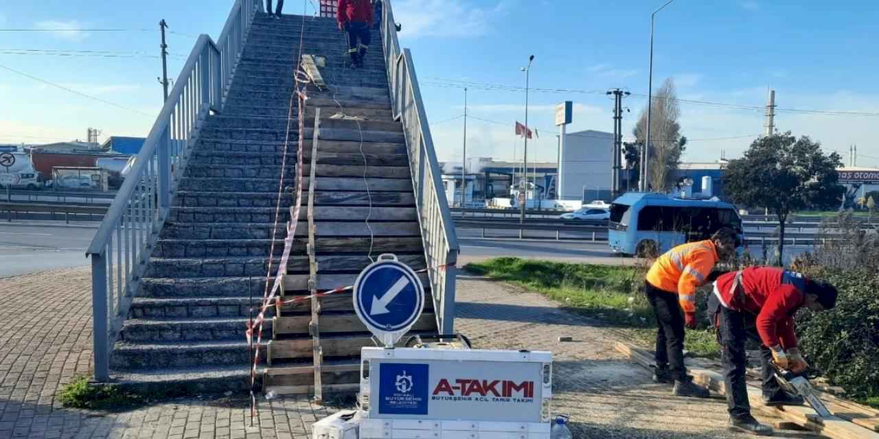 Kocaeli'den Gebze’de üst geçit tadilatı