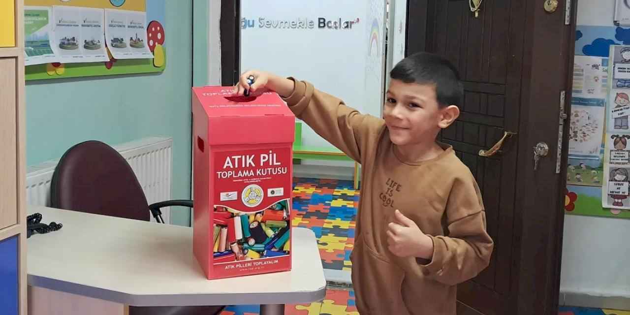 Ankara Keçiören'de ödüllü atık pil kampanyası ilgi görüyor