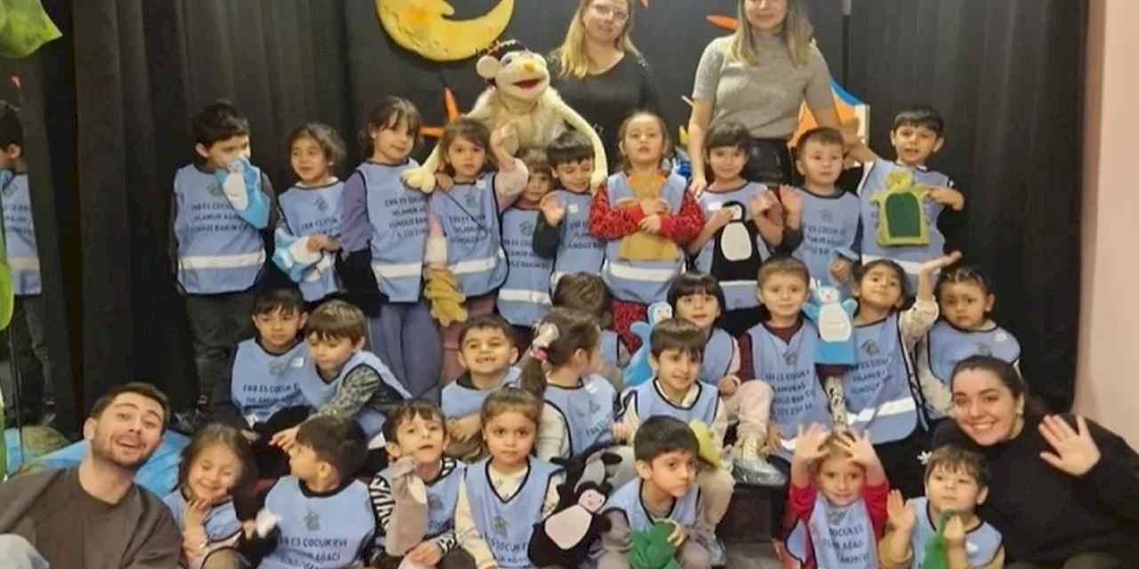 Eskişehirli çocuklara kukla yapım atölyesi
