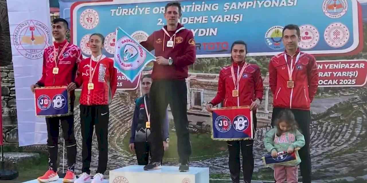 Oryantiringte Jandarma Gücü madalyaları topladı