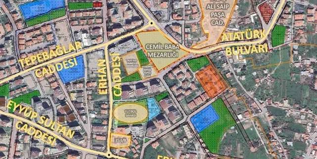 Kayseri Talas'ta satılık konut parseli