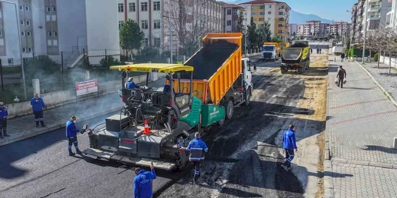 Denizli'de caddeler yenileniyor