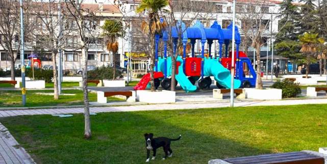 Gemlik'in parklarda çevresi değişiyor