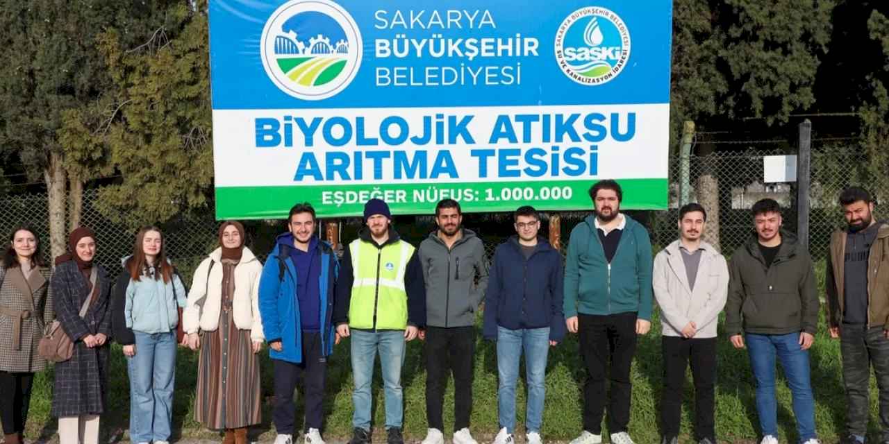 SASKİ arıtma tesisleri'ne Tıp Fakültesi'nden ziyaret