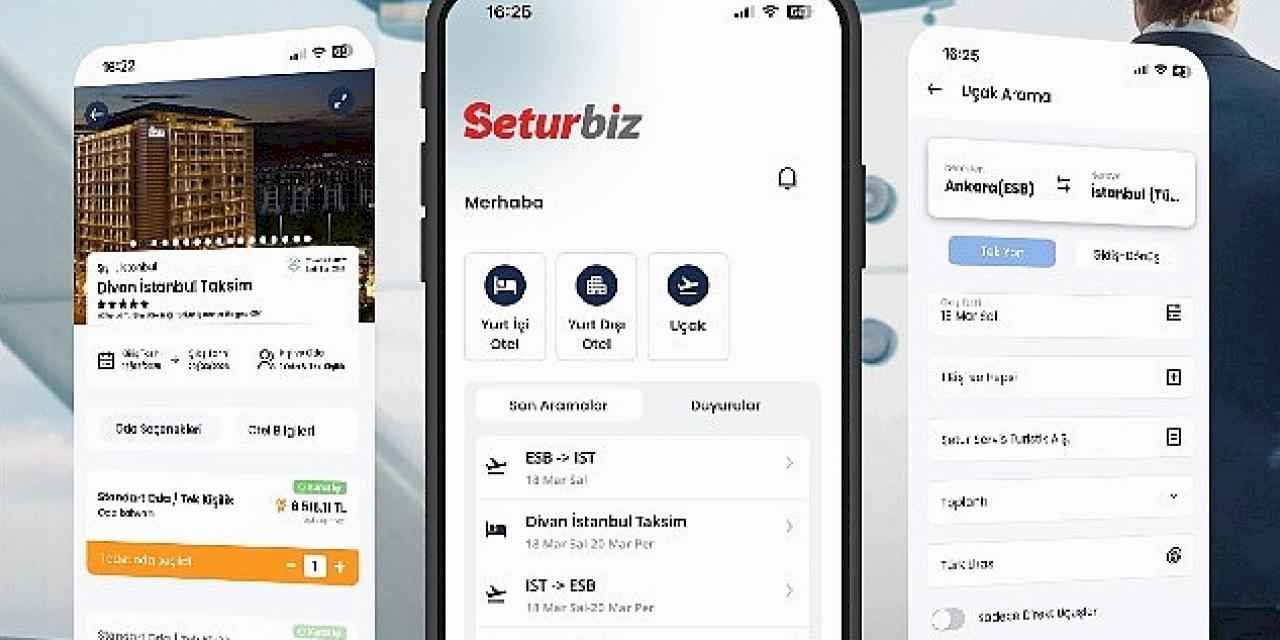 Seturbiz ile iş seyahatlerinizi şimdi mobilden planlayabilirsiniz