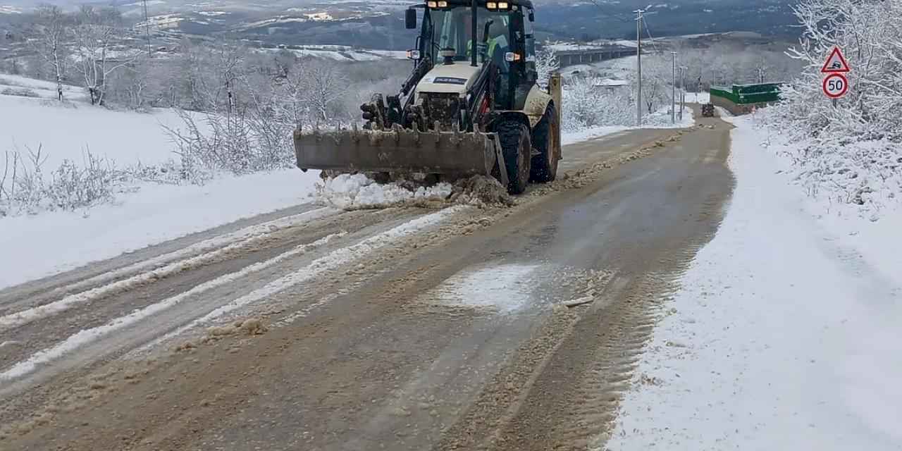 Kocaeli'de gece gündüz yollar açık