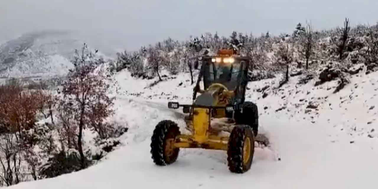 DBB kardan kapanan 129 kilometrelik yolu ulaşıma açtı