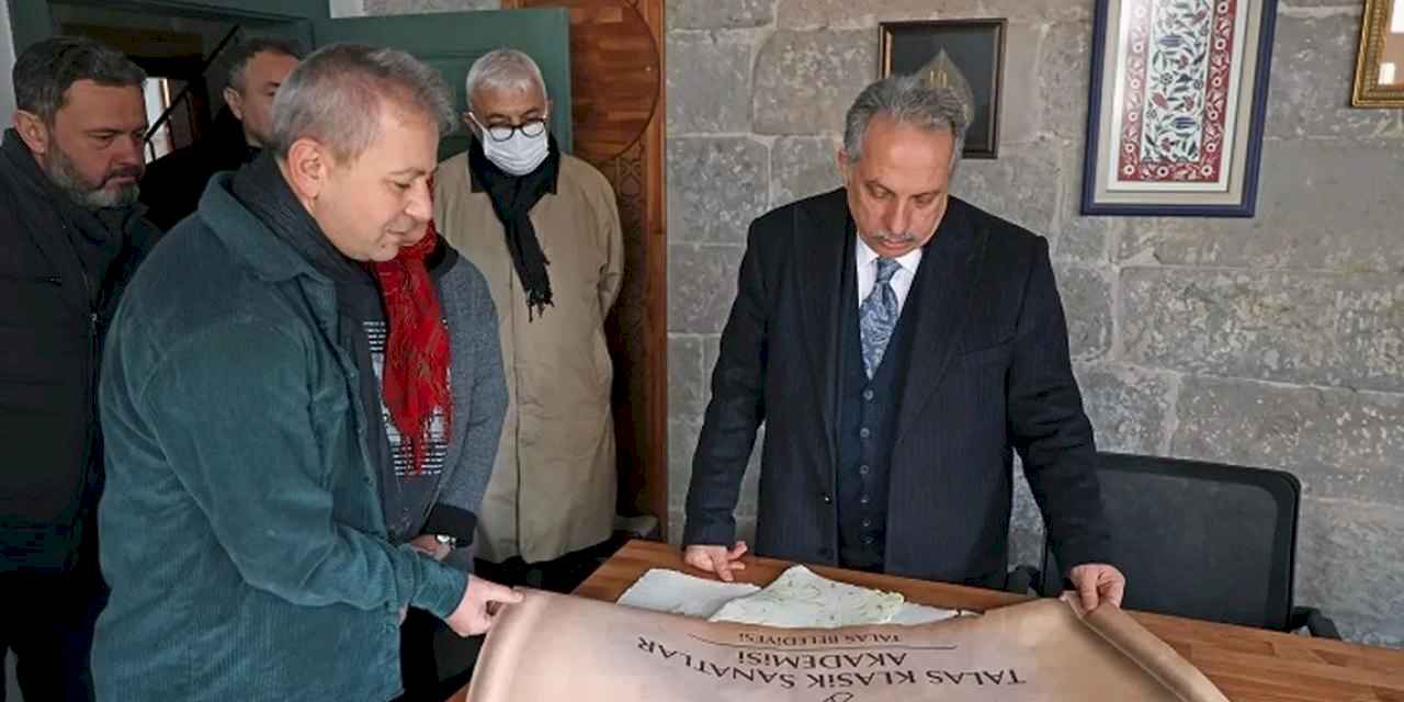 Kayseri Talas'ta Klasik Sanatlar Akademisi kuruluyor