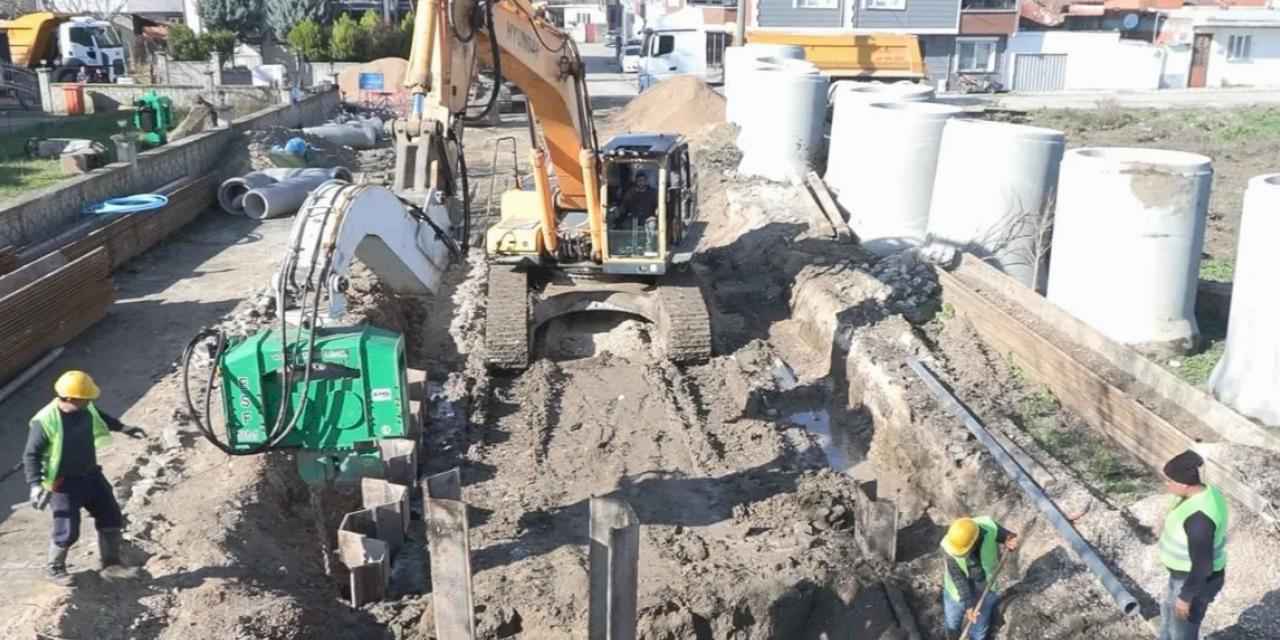 Bursa Büyükşehir’den sağlıklı altyapı için yoğun mesai