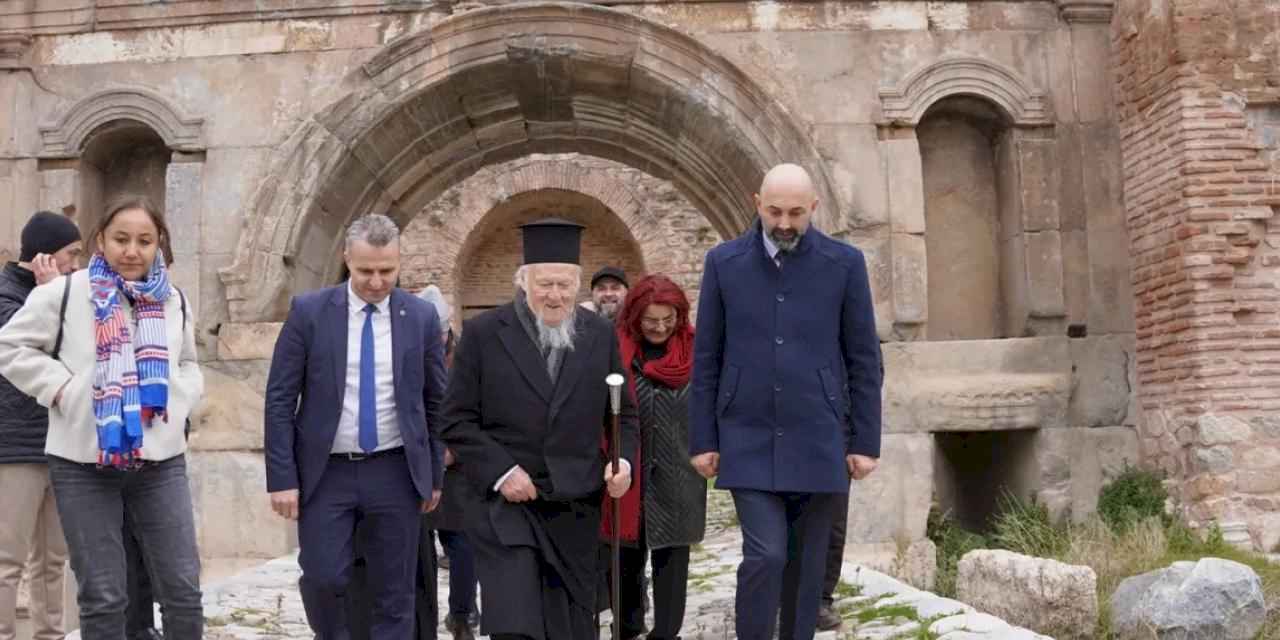Patrik Bartholomeos'tan Bursa İznik’e ziyaret... İznik'te Papa hazırlığı