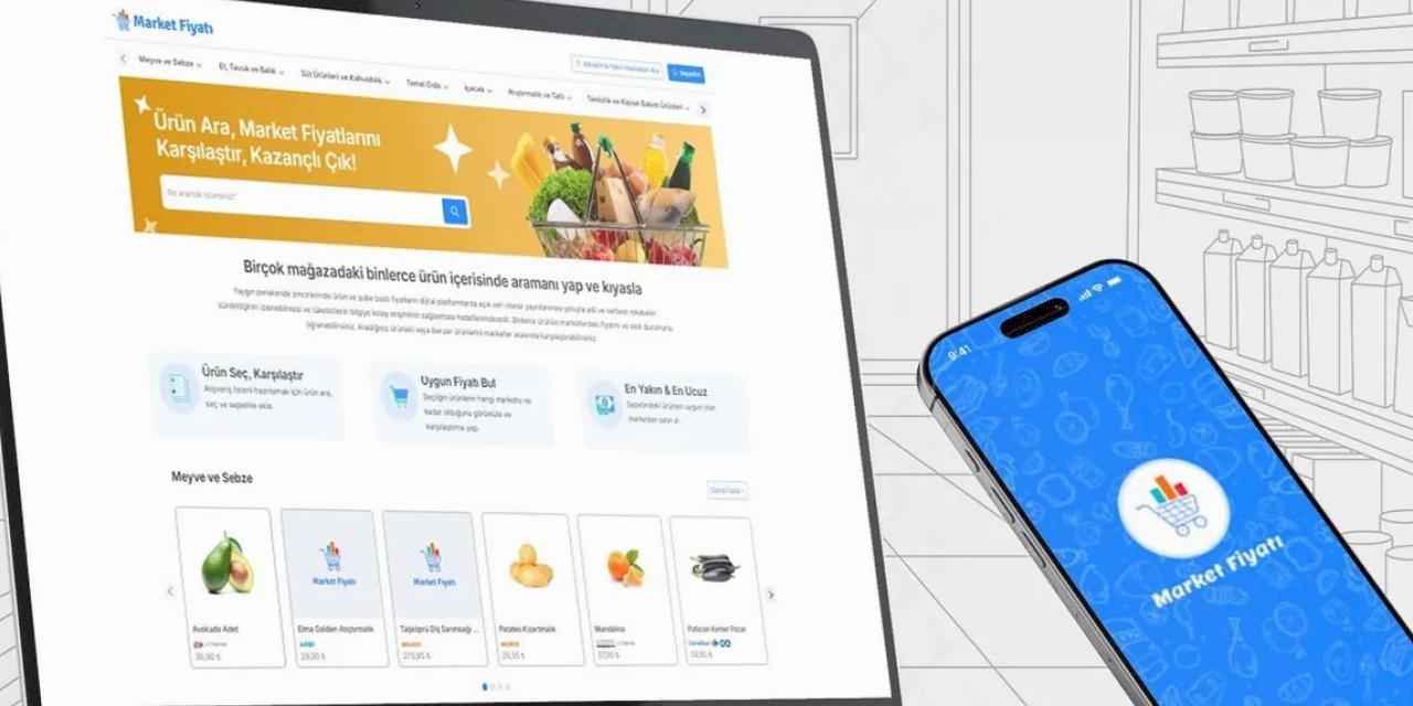 Market market gezmeye son! Fiyatlar tek sitede toplandı!