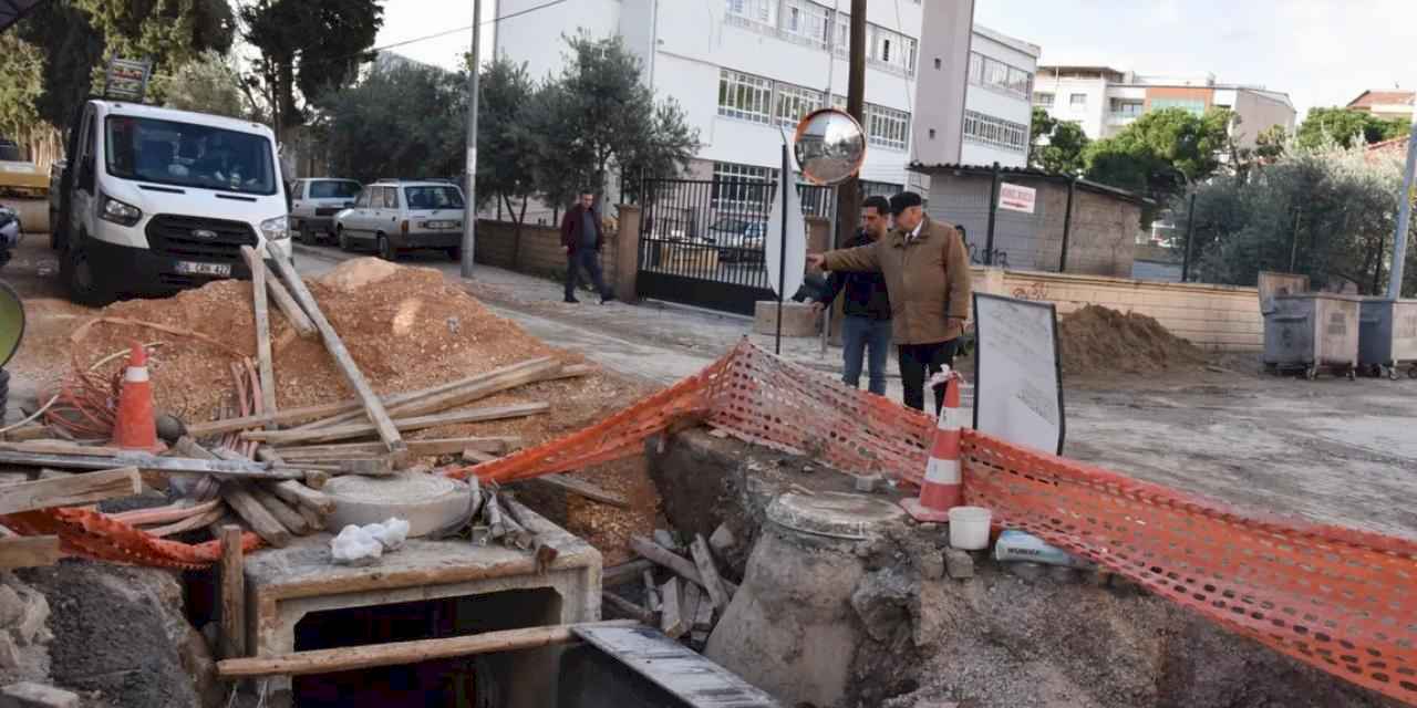 Manisa Akhisar'da yağmur suyu sorununa neşter
