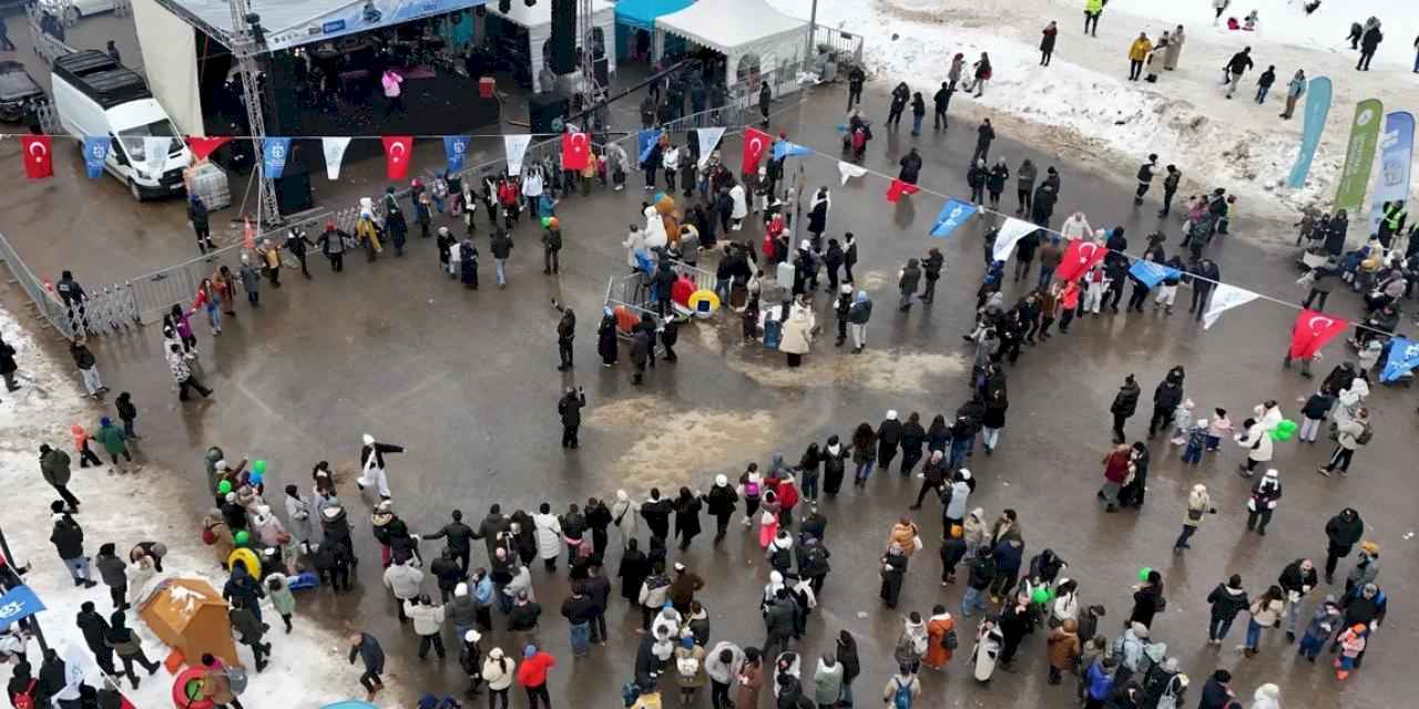 Kar üstünde horon şov