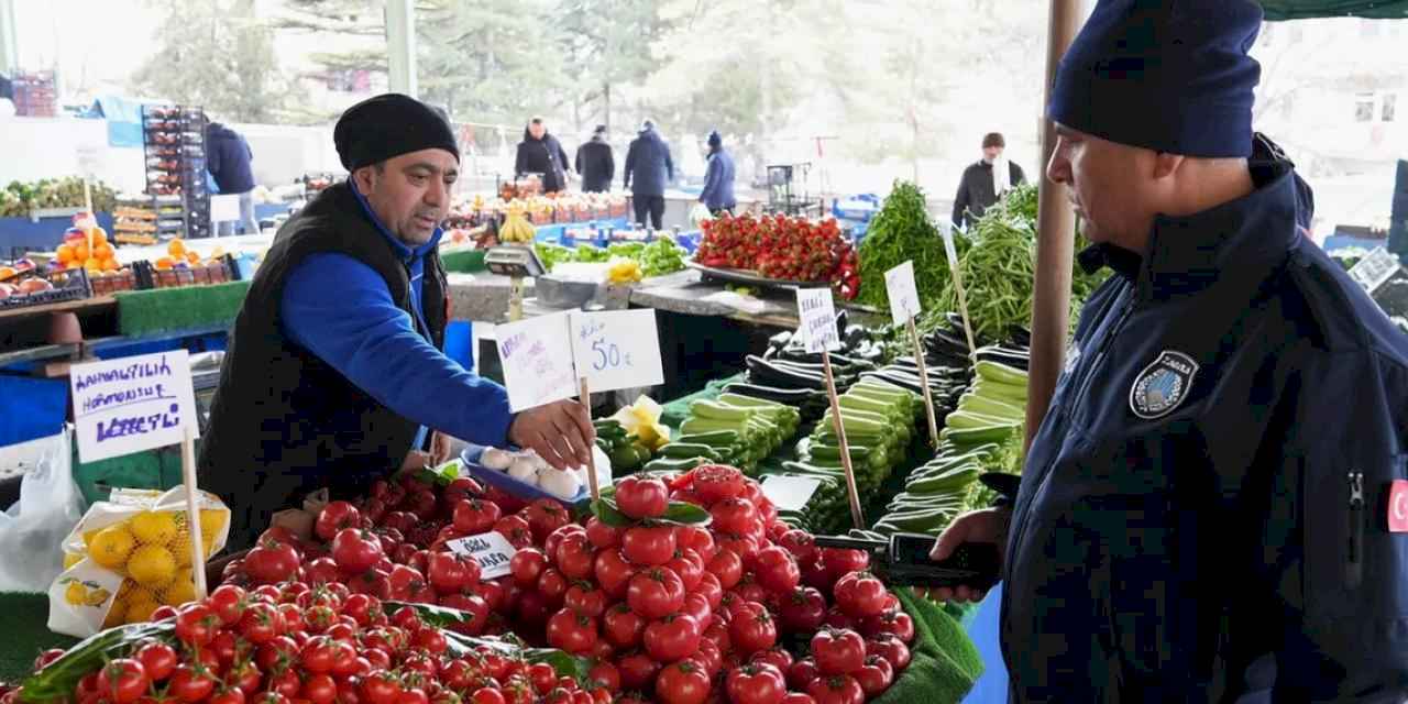 Ankara Keçiören'de pazarlara sıkı denetim