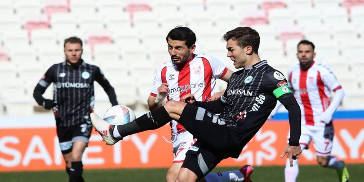 Net Global Sivasspor 1-1 Tümosan Konyaspor (Maç Sonucu) Sivas'ta puanlar paylaşıldı!