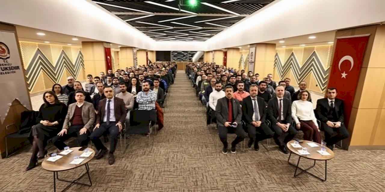 Denizli Büyükşehir'den altyapı çalışmalarında güvenlik için farkındalık toplantısı