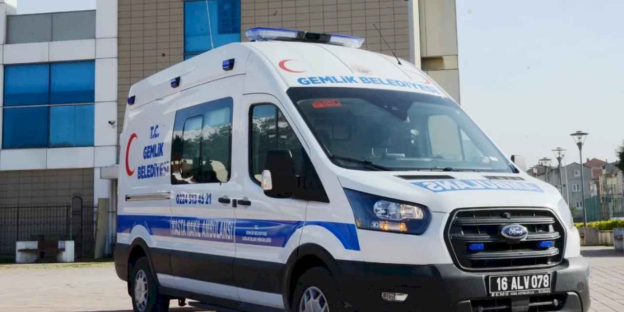 Bursa Gemlik Belediyesi’nden ücretsiz hasta nakil hizmeti