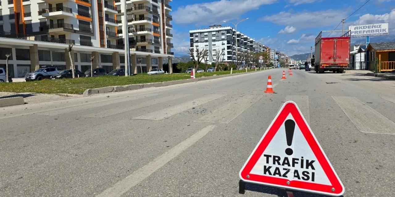 Antalya Kumluca'da trafik kazası!