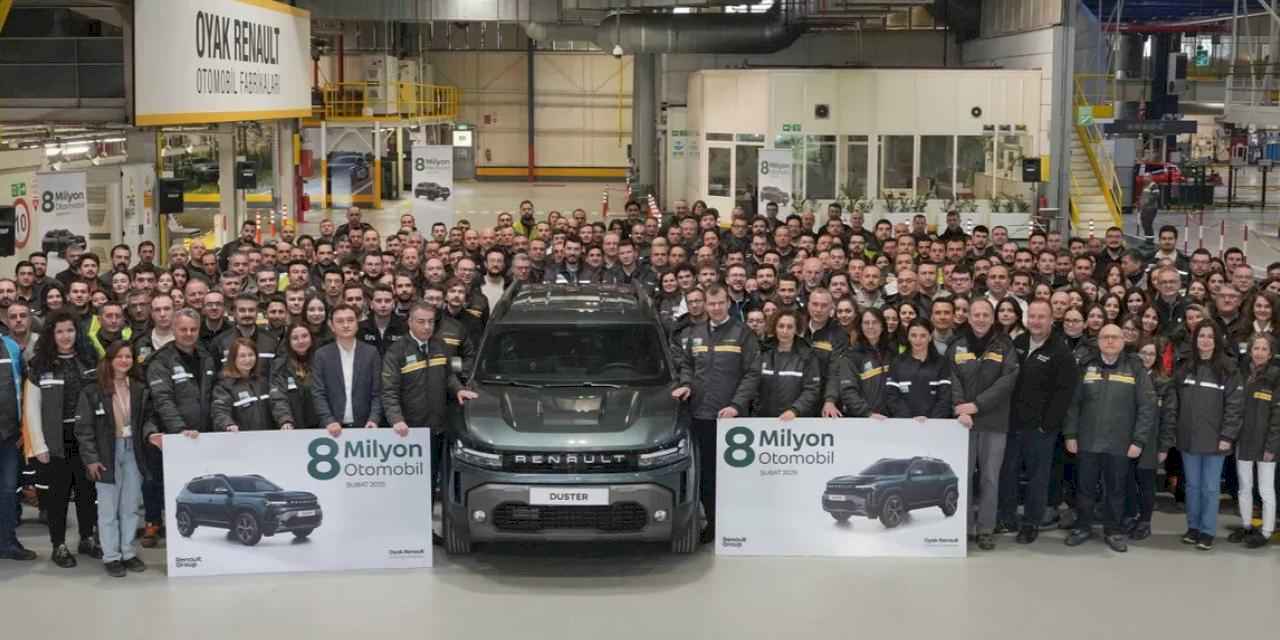 8 milyonuncu araç banttan indi!