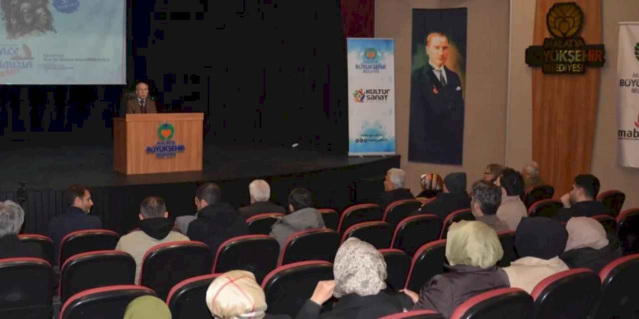 Malatya'da İmam Şafii anlatıldı