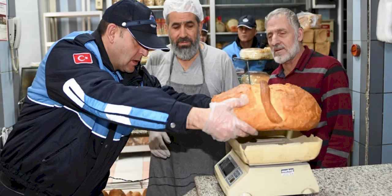 Bursa Osmangazi'de fırın ve tatlıcılara Ramazan denetimi