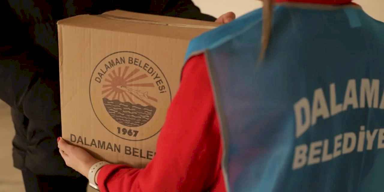 Muğla Dalaman'da koliler ihtiyaç sahiplerine ulaşacak