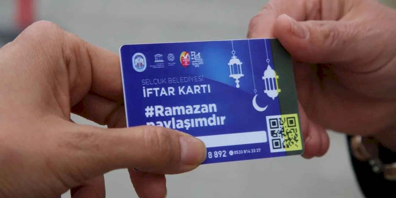 İzmir Efes Selçuk'ta 'İftar Kart' dayanışması