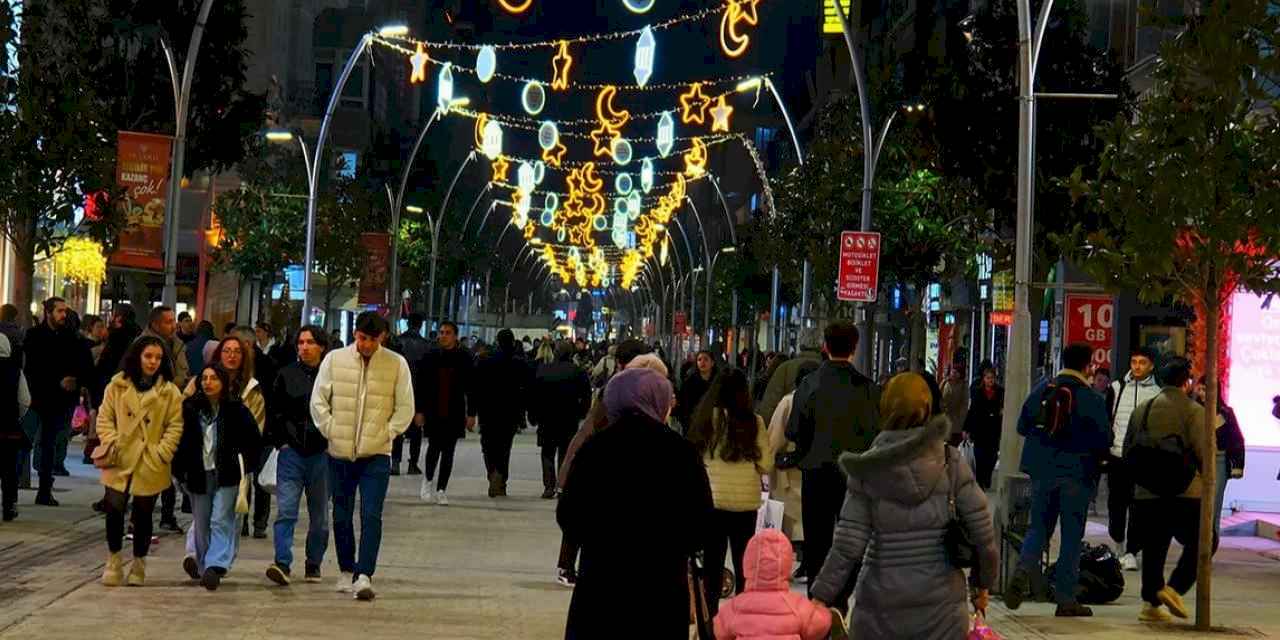 Sakarya'da  Çark Caddesi süslendi