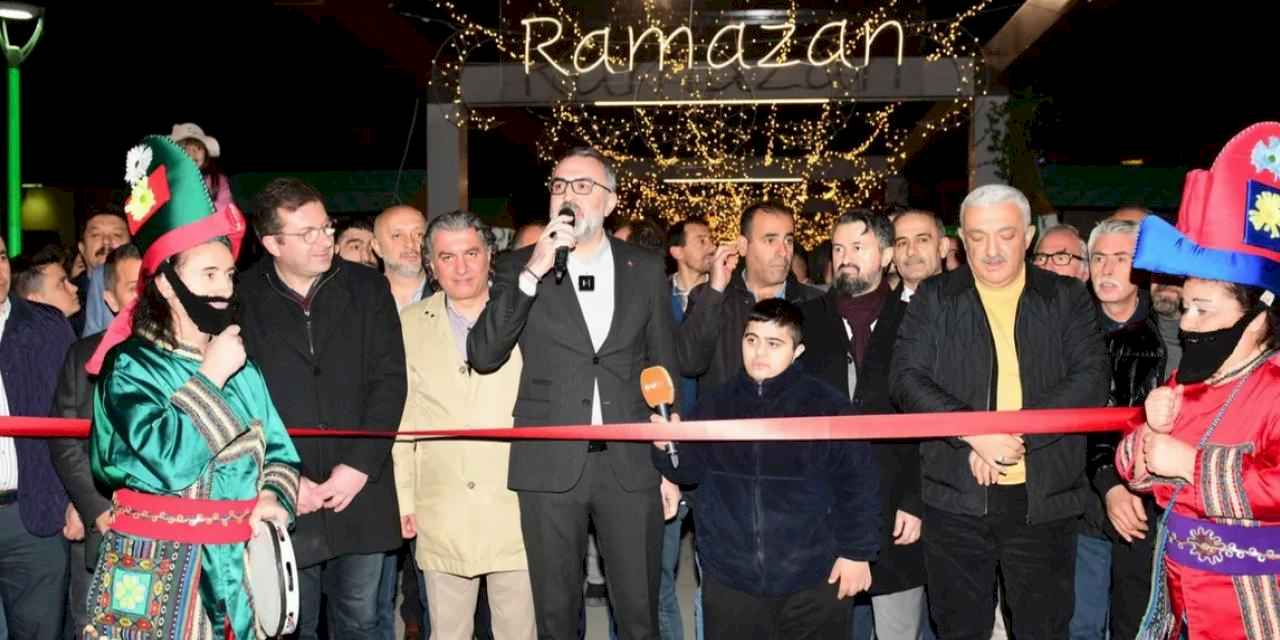 Bursa Kestel'de Ramazan sokağı açıldı
