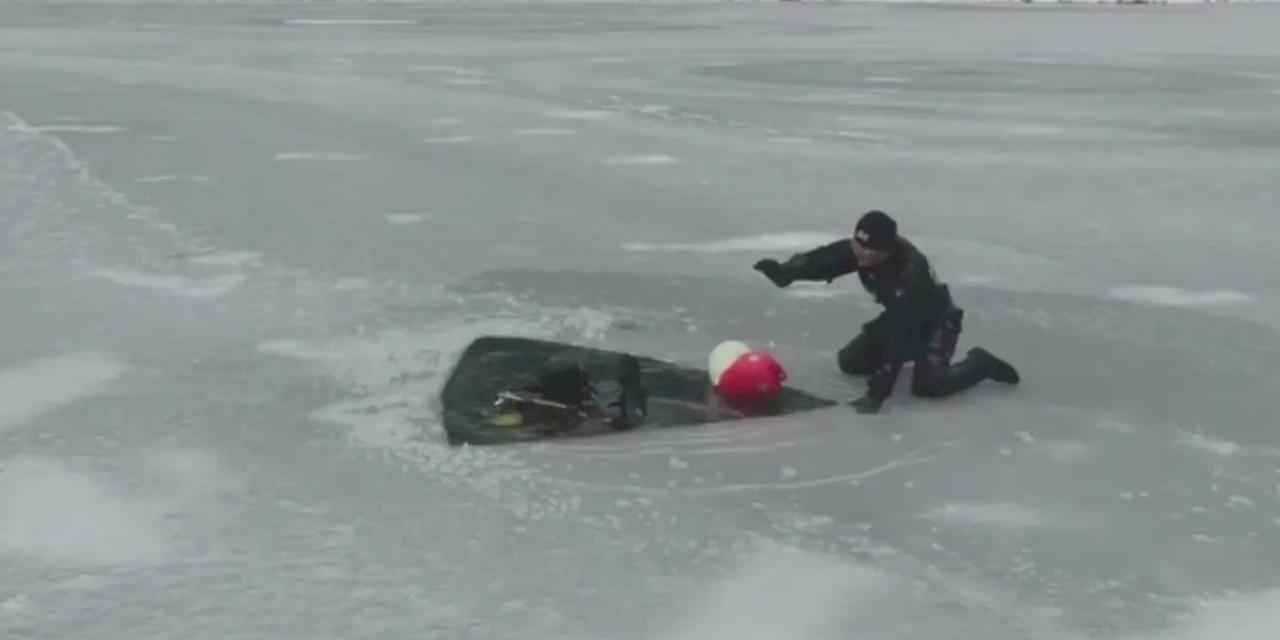 SAK Timi'nden Uzungöl'de irtifa ve buz altı dalışı