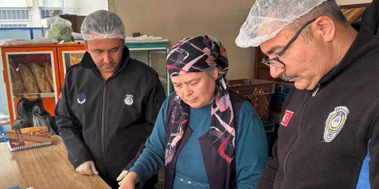 Antalya zabıtasından fırınlara sıkı denetim