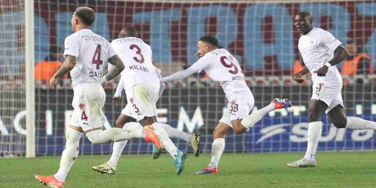 Trabzonspor 1-2 Atakaş Hatayspor (Maç Sonucu) Fırtına evinde kayıp!