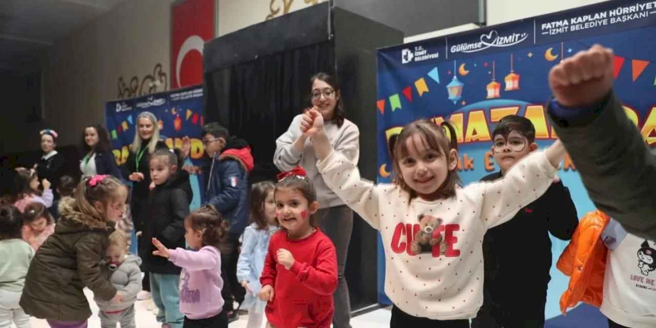 Ramazan etkinliğinde çocuklar doyasıya eğlendi!