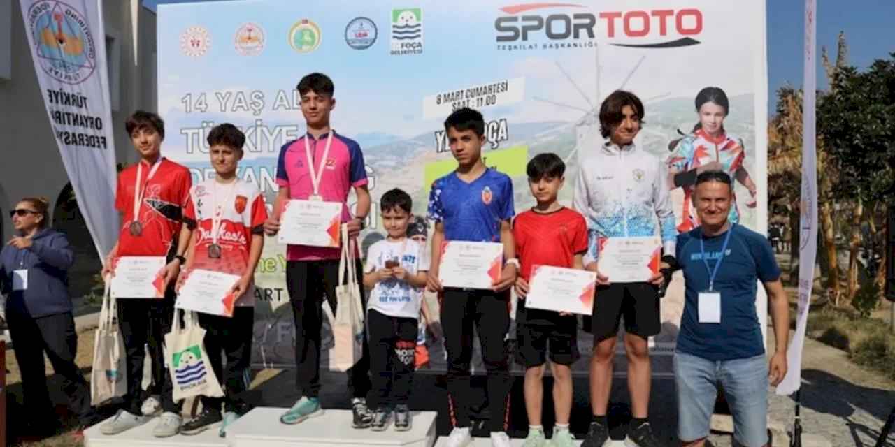 Bostanlıspor Oryantiring U14’de Türkiye Şampiyonu oldu