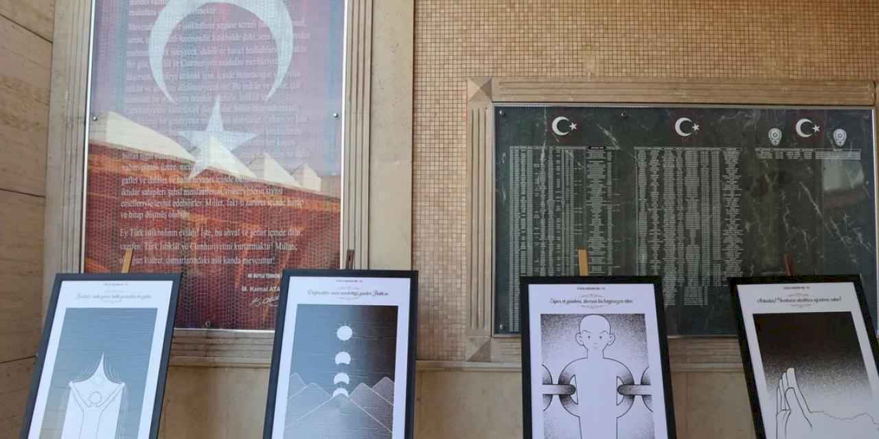 Konya'da '41 Mısra 41 Çizgi' sergisi