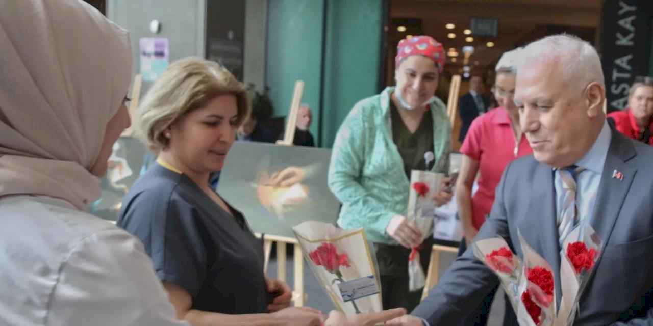 Bursa'da Başkan Bozbey’den 14 Mart Tıp Bayramı ziyareti
