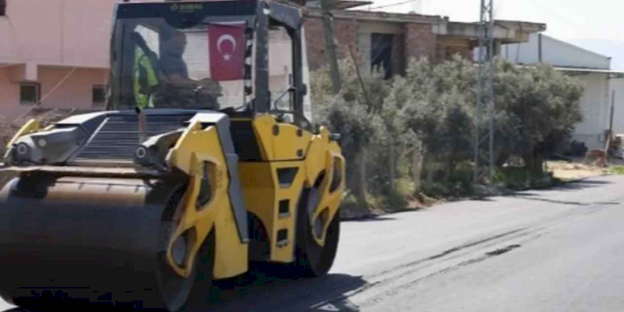 Hatay Büyükşehir yol çalışmalarında hız kesmiyor
